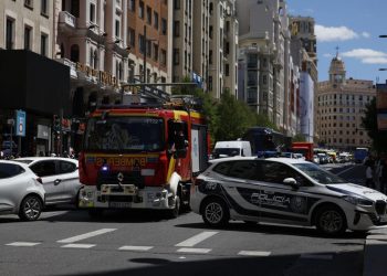 La Policía de Madrid investiga el lugar donde el coche del director general atropelló a la niña Aitana, cuatro días después del suceso