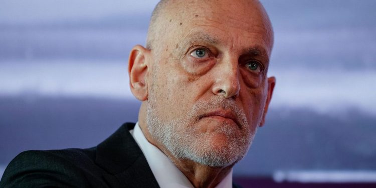 El presidente de LaLiga, Javier Tebas, en foto de archivo de Daniel González. EFE