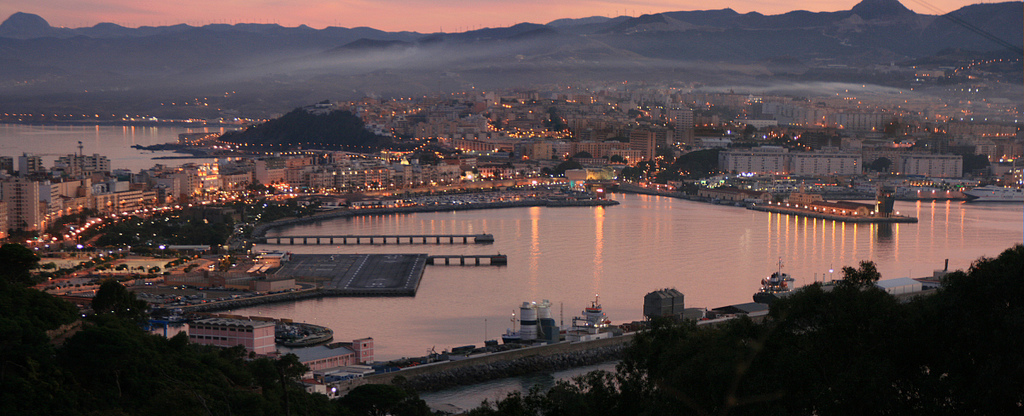 Ceuta desde el Monte Hacho