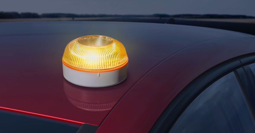 Baliza V16 obligatoria vehículos DGT seguridad vial