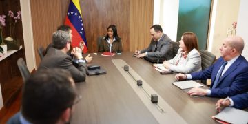 delcy rodriguez reunion repsol venezuela ley hidrocarburos