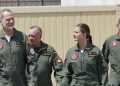 Vuelo real en San Javier: El rey Felipe VI y la princesa Leonor surcan el cielo juntos en sendos PC-21