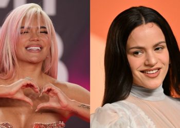 Rosalía y Karol G escenifican su reconciliación en Los Ángeles y zanjan los rumores de rivalidad: «Esto es otro nivel de amistad»
