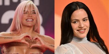 Rosalía y Karol G escenifican su reconciliación en Los Ángeles y zanjan los rumores de rivalidad: «Esto es otro nivel de amistad»