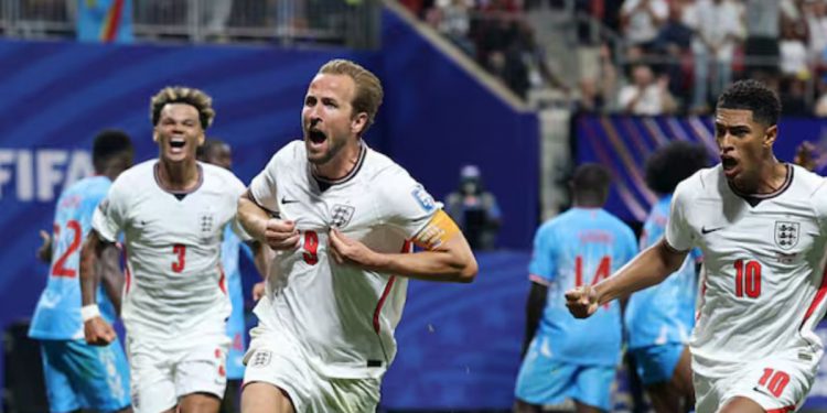 Dios salve a Kane: un doblete del ariete rescata a Inglaterra del bochorno ante una heroica RD Congo (2-1)
