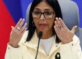 Delcy Rodríguez exige a Aldama que se retracte tras acusarla de entregar un sobre de PDVSA para financiar al PSOE