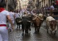 El cuarto encierro de San Fermín 2026, con toros de Álvaro Núñez, deja momentos de peligro y nueve trasladados por contusiones