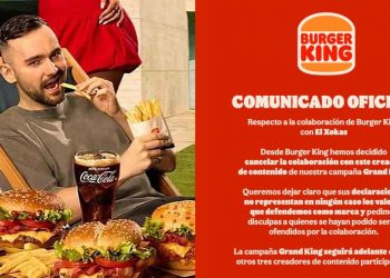 Burger King cancela su campaña con ElXokas y retira su menú tras sus últimas polémicas en redes sociales