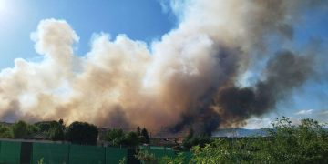 El incendio de Lozoyuela avanza sin control en Madrid: ya hay un detenido por provocar el fuego