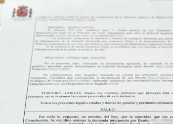 A sus 94 y 73 años, Curra y Benito ya son oficialmente madre e hijo tras casi tres décadas de silencio