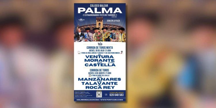El Coliseo Balear abre sus puertas para dos grandes corridas nocturnas con Morante y Roca Rey