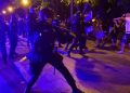 Una persona detenida y ocho heridos tras las cargas policiales al finalizar la marcha contra el turismo masivo en Palma