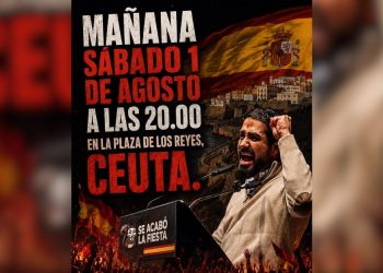 Alvise Pérez llama a la movilización en Ceuta con la agrupación «Se Acabó La Fiesta»
