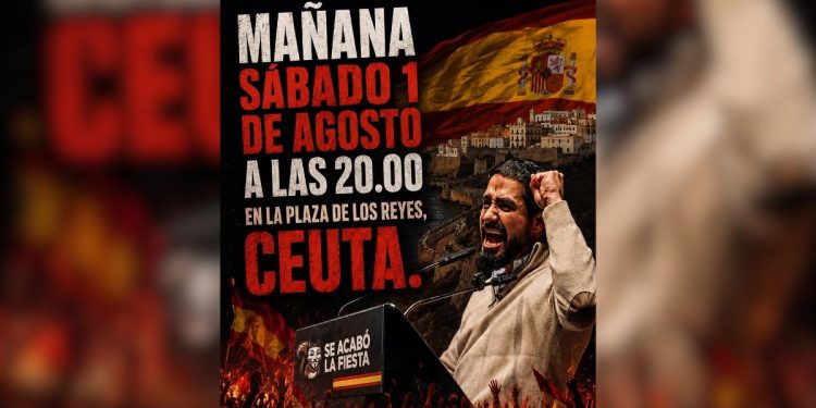 Alvise Pérez llama a la movilización en Ceuta con la agrupación «Se Acabó La Fiesta»