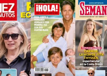 Las revistas se vuelcan con Paula Echevarría y el primer posado familiar de Ana Boyer con su hija Mía