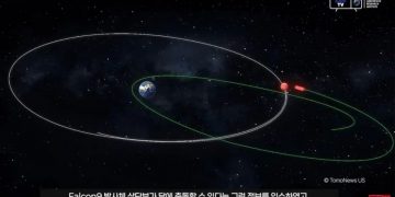 Un satélite capta el antes y el después del impacto de un cohete de SpaceX contra la Luna