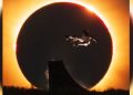 La espectacular acrobacia de Danny León durante el eclipse que se hace viral