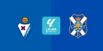 Eibar – Tenerife: horario, canal de TV y dónde ver el partido de LaLiga Hypermotion
