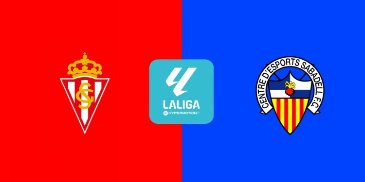 Sporting de Gijón – Sabadell: horario y dónde ver hoy por TV el partido de LaLiga Hypermotion