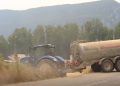 La lluvia da un respiro al incendio de Riglos tras calcinar 17.500 hectáreas y mantiene a más de 1.000 vecinos desalojados