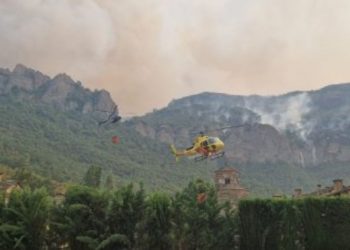 Estabilizado el incendio de Las Peñas de Riglos tras quemar 14.500 hectáreas en el mayor despliegue de Aragón