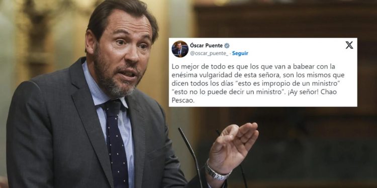 Óscar Puente tilda de «vulgaridad» el «chao pescao» de Ayuso al ser preguntada por el ático de la Comunidad de Madrid