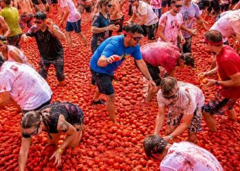 Horario y dónde ver en directo por televisión la Tomatina de Buñol 2026 mañana 26 de agosto
