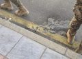 Ataque con botellas de aguarrás contra una manifestación pacífica en Ceuta