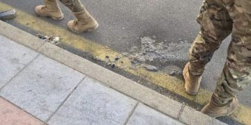 Ataque con botellas de aguarrás contra una manifestación pacífica en Ceuta