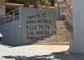 Aparecen pintadas contra Mohamed VI en varios puntos de Ceuta en plena crisis migratoria