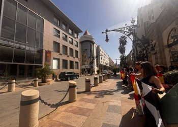 Trabajadores de Ceuta se concentran por asalto fronterizo