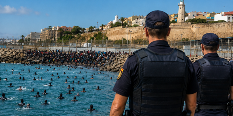 El informe del CENIF sobre la entrada masiva en Ceuta llega a la Audiencia Nacional: qué sostiene la Policía