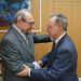 Juan Vivas recibe al presidente de Bidafarma