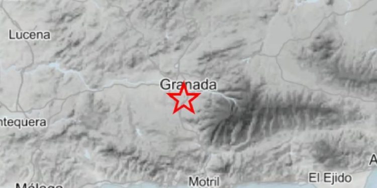 Granada registra cinco terremotos este viernes, el más fuerte de 2,2