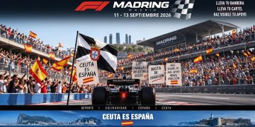 Movilización en el Gran Premio de España: iniciativa popular en las gradas del Madring para apoyar a Ceuta