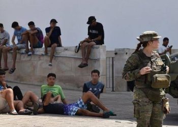 Graban en Ceuta una trampa en un acantilado diseñada para provocar la caída de militares al vacío