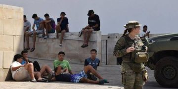 Graban en Ceuta una trampa en un acantilado diseñada para provocar la caída de militares al vacío