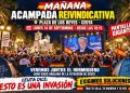 Empresarios ceutíes costean la pantalla gigante para seguir en la plaza de los Reyes el programa en el que intervendrá Juan Vivas