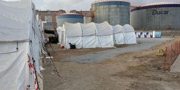 La Audiencia Nacional avala seguir con el campamento del puerto de Ceuta