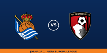 Real Sociedad – Bournemouth, en directo: jornada 1 de UEFA Europa League