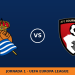 Real Sociedad – Bournemouth, en directo: jornada 1 de UEFA Europa League
