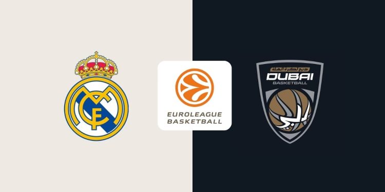 Horario y dónde ver la semifinal del Real Madrid frente al Dubái Basketball en la Supercopa de la Euroliga