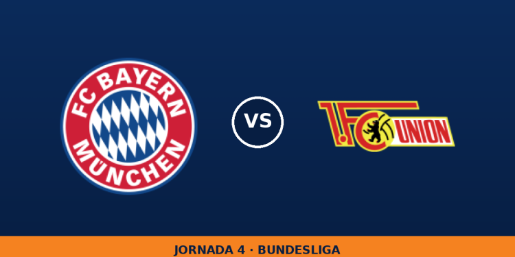 Bayern München – Union Berlin, en directo: jornada 4 de Bundesliga