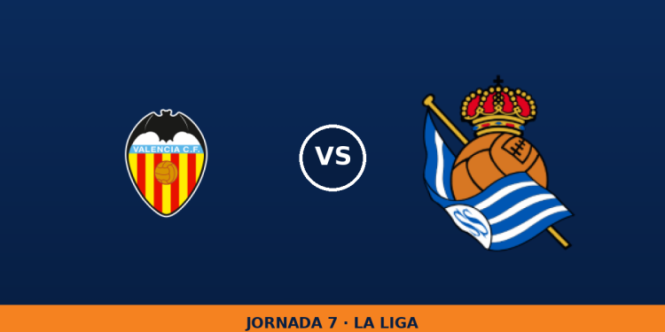 Valencia – Real Sociedad, en directo: jornada 7 de La Liga