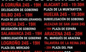 Movilizaciones en 17 localidades tras desahucio de Maricarmen
