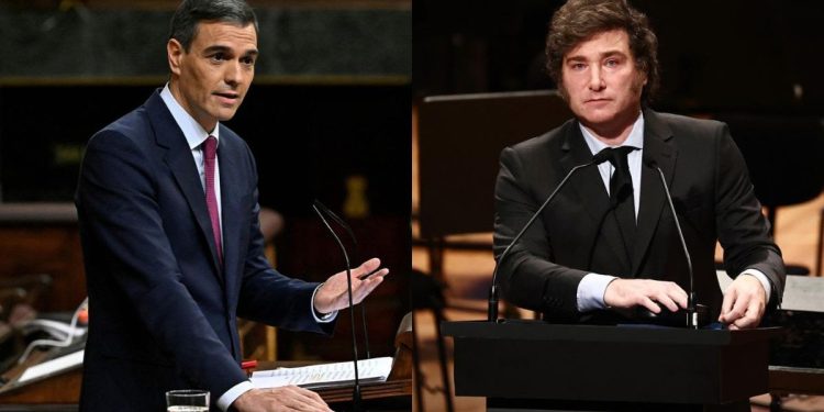 Milei critica a Sánchez por su gestión sobre Ceuta