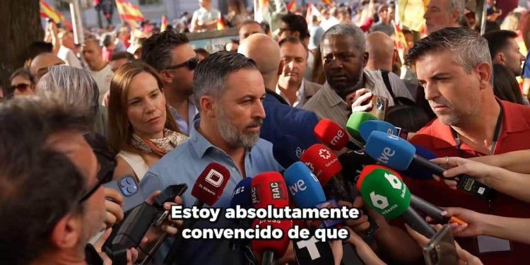 Vox Ceuta comparte mensaje de Sánchez Abascal sobre inmigración