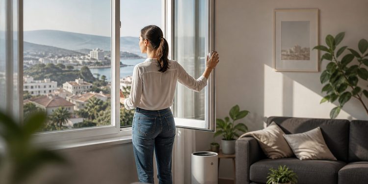 Calidad del aire interior en Ceuta: cómo ventilar, reducir polvo y mejorar el bienestar en casa