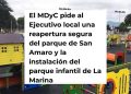 MDyC pide al Ejecutivo local recuperar infraestructuras