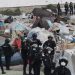Desalojo de inmigrantes en la playa de Benítez, Ceuta